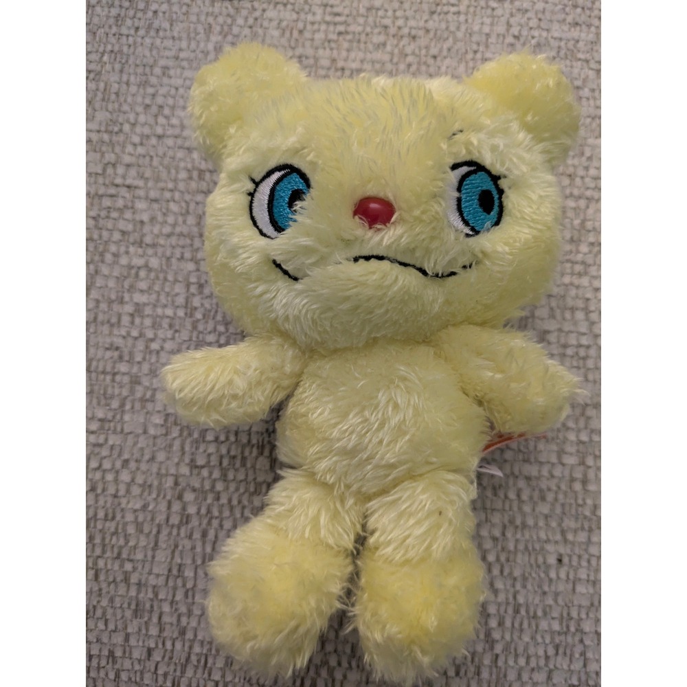 Sega Toys Anpanman Muku-chan Plush‎ Yellow Bear 2014 Small Stuffed Animal Toy